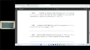 <strong>Números complejos. Aplicaciones Geométricas</strong> (Andalucía 1998)