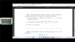 <strong>Espacios Vectoriales</strong> (Castilla y León 2015)